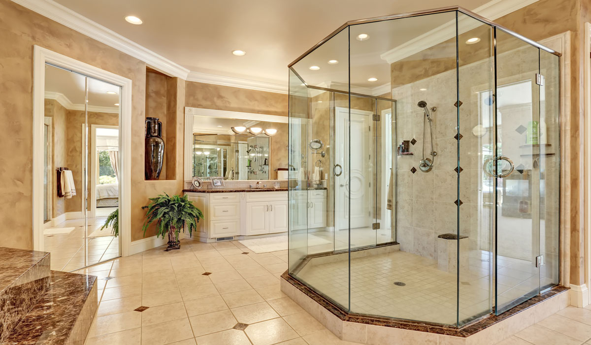 Walk In Shower Glass Door Versus Frameless Panel Comparison